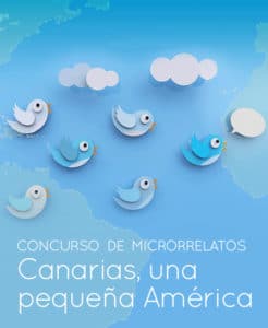 Cartel del concurso de microrrelatos de la Casa de Colón