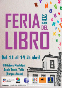 Cartel de la Feria del Libro de Telde 2019